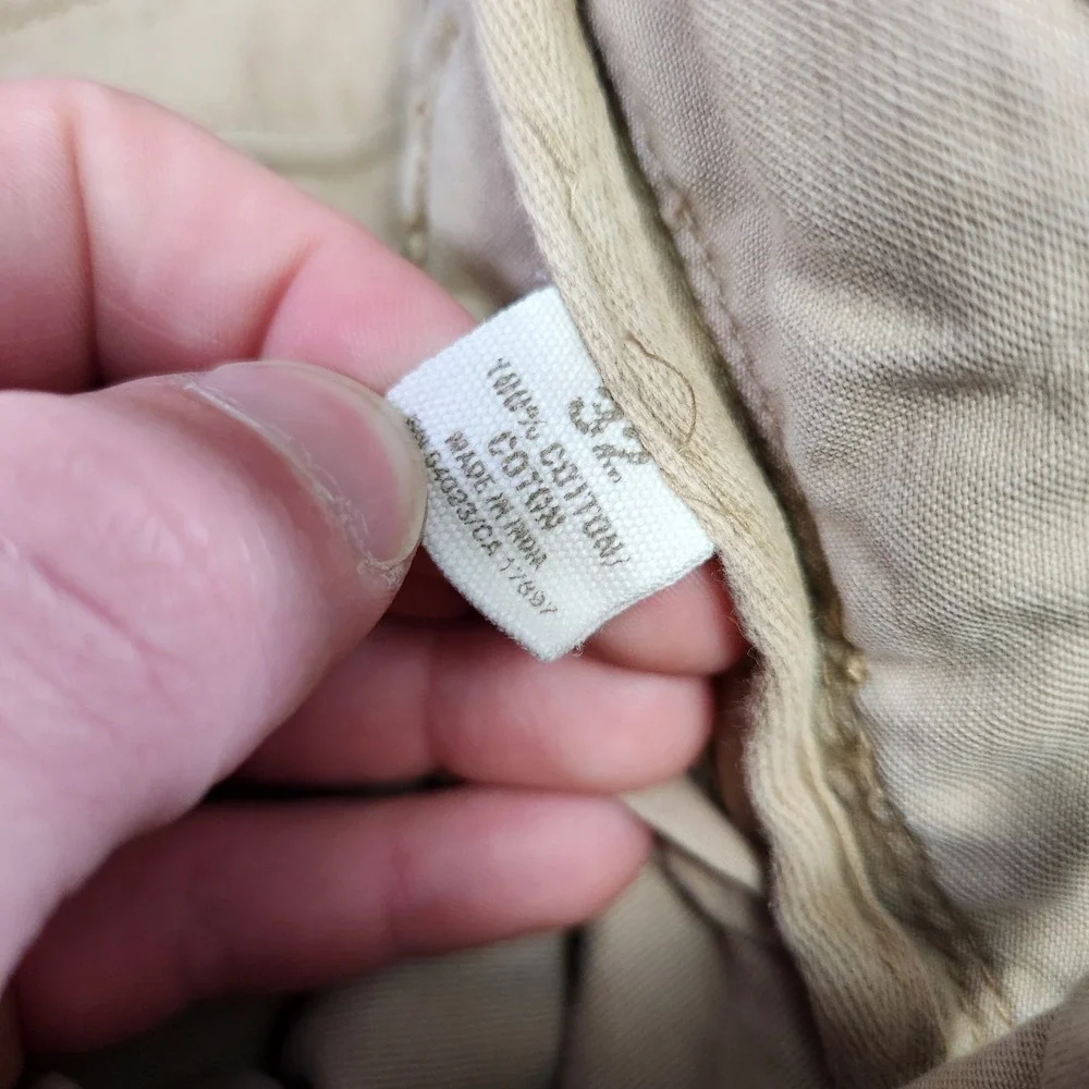 Vintage Paratrooper Style Shorts Men 32 Heavy Cotton Twill Old Navy‎ Military